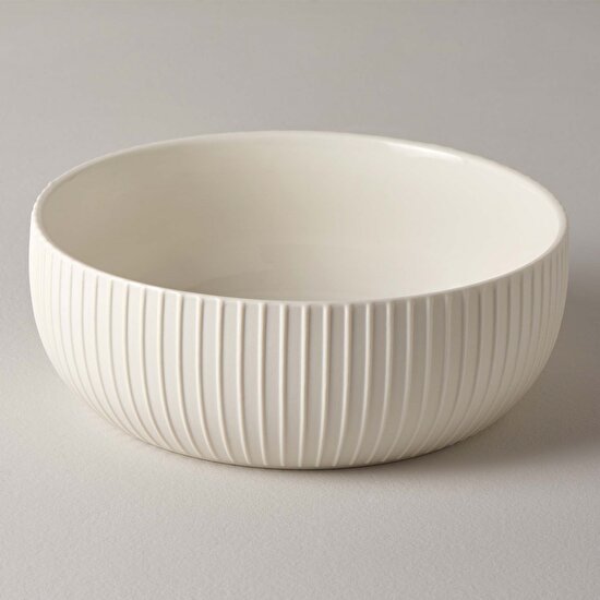 Linens Trend Porselen 22 cm Kase Beyaz