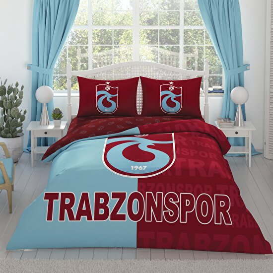 Taç Trabzon Parçalı Logo Pamuk Nevresim Takımı