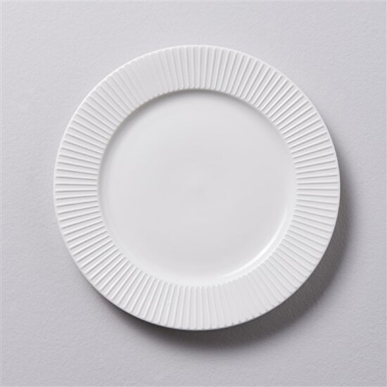 Linens Trend Porselen 27 cm Servis Tabağı Beyaz