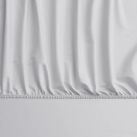 Linens Mix&Match Pamuk Saten Çift Kişilik Lastikli Çarşaf Gri