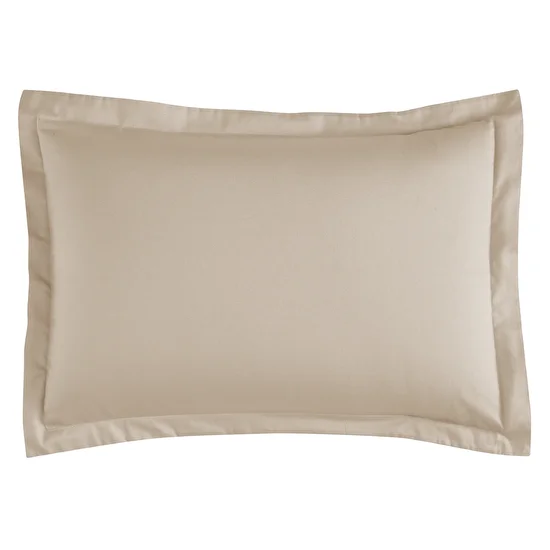 Linens Mix&Match Pamuk Saten 2'li Volanlı Yastık Kılıfı Seti Camel