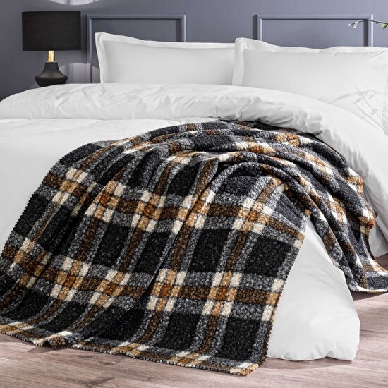 Linens Kika Throw / TV Battaniyesi Lacivert