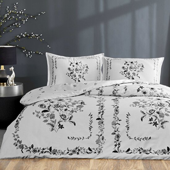 Linens Sc Allday Nelson Nevresim Takımı Çift Kişilik Gri
