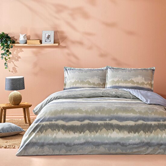 Linens Sc Allday Rıtsan Nevresim Takımı Çift Kişilik Mavi