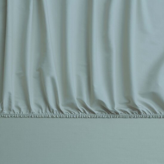 Linens Mix&Match Pamuk Saten Tek Kişilik Lastikli Çarşaf Yeşil