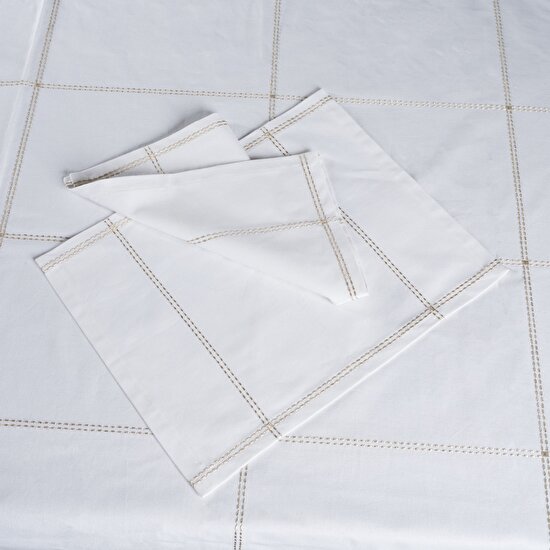 Linens Stich 2'li 35x45 cm Peçete Beyaz Gold
