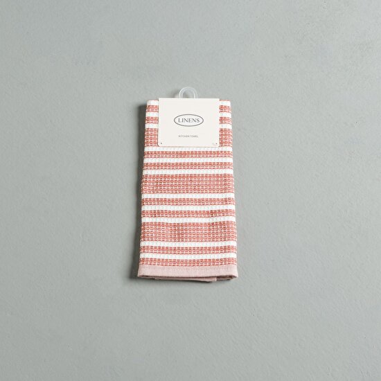 Linens Vineet Kurulama Bezi 40x60 cm Kiremit-Beyaz