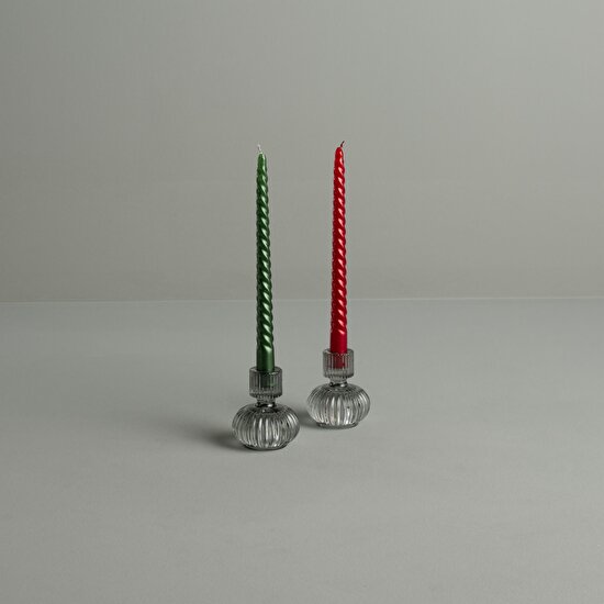 Linens Melt 2'li Stick Mum Kırmızı Yeşil