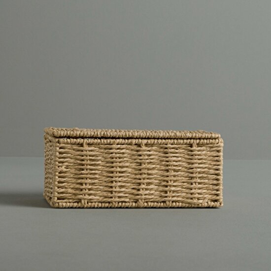 Linens Carry 24X14X10 cm Pecete Kutusu Naturel