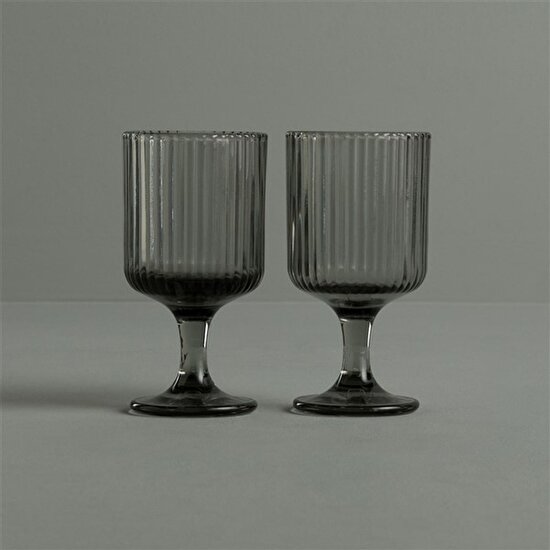 Linens Shelby 2'li 300 ml Kadeh Füme