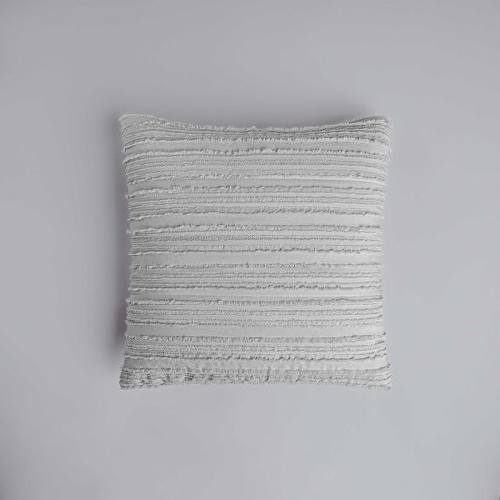 Linens Gorgeous 50x50 cm Kırlent Kılıfı Gri
