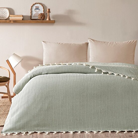 Linens Medley Çift Kişilik Pike Yeşil