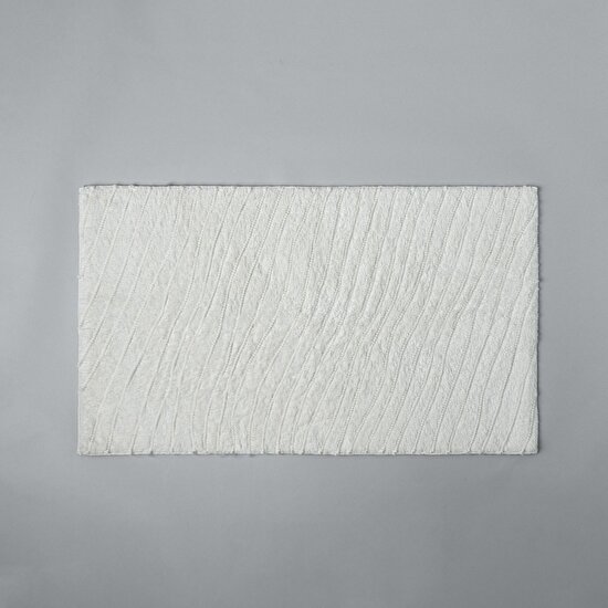 Linens Trista 60X100 cm Banyo Paspası Beyaz