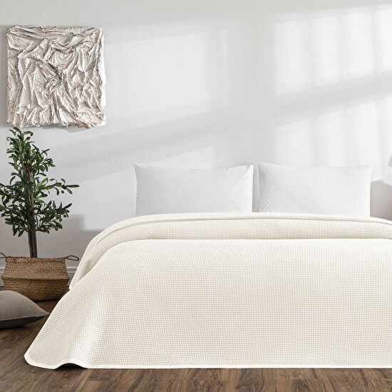 Linens Bsp Çift Kişilik Pike Ekru