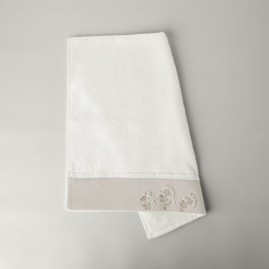 Linens Nora Bambu Yüz Havlusu 50X85 Cm Ekru