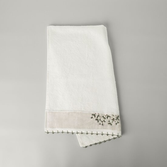 Linens Vıvıa Bambu Yüz Havlusu 50X85 Cm Ekru