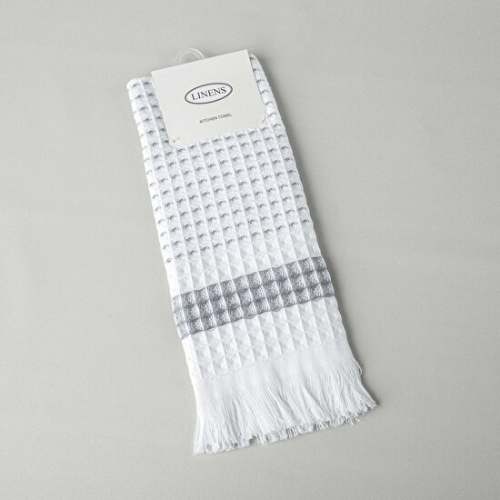 Linens Earl 40x62 cm Kurulama Bezi Gri