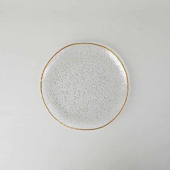 Linens Bubble Servis Tabak 27 cm Gold