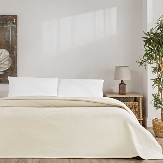 Linens Monty Pamuk Tek Kişilik Pike Kum