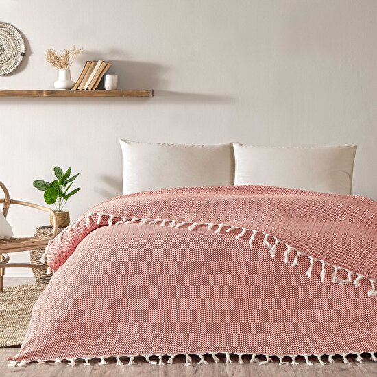 Linens Medley Tek Kişilik Pike Mercan