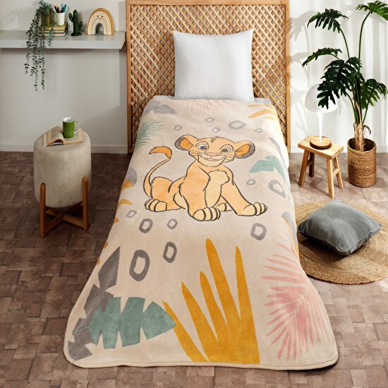 Lisanslı Disney Lion King Sunset Tek Kişilik Battaniye
