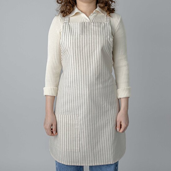 Linens Swindells Mutfak Önlüğü Bej