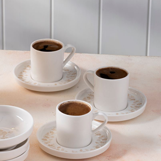 Pierre Cardin Edelore 4'lü Kahve Fincanı Seti 90 cc