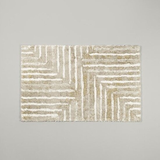 Linens Stria 60x100 cm Banyo Paspası Latte