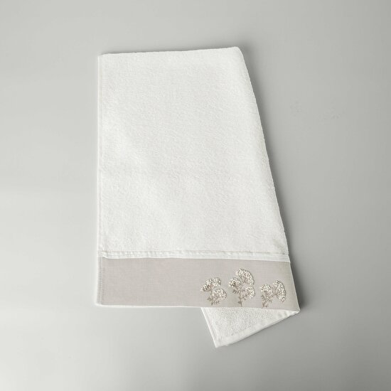 Linens Nora Bambu Yüz Havlusu 50X85 Cm Ekru