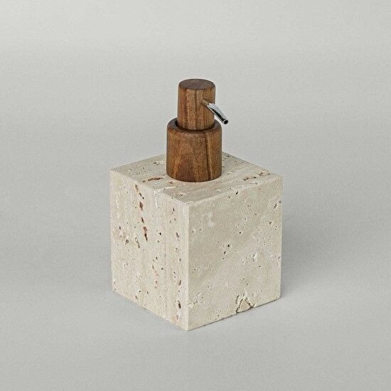 Linens Marble 8,3x8,3x15,2 cm Sıvı Sabunluk