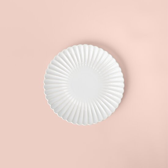 Linens Coral Servis Tabağı 27 cm Ekru
