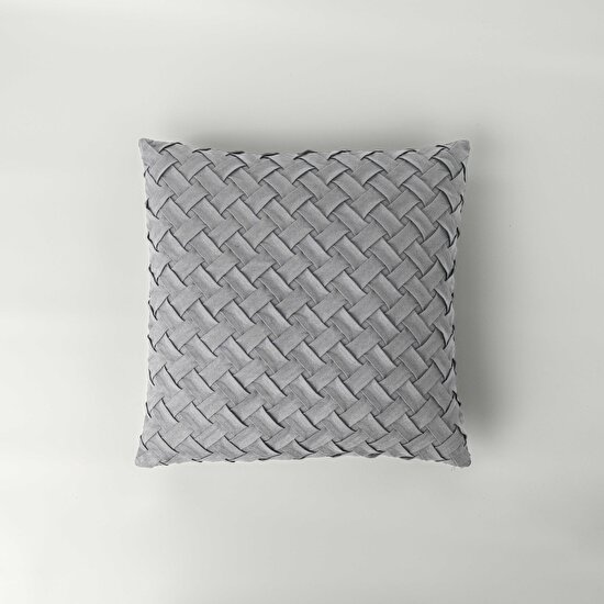 Linens Arvis 43x43 cm Kırlent Kılıfı Antrasit
