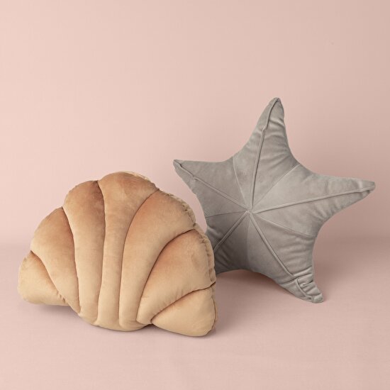 Linens Themba 42x33 cm Kırlent Kılıfı Somon