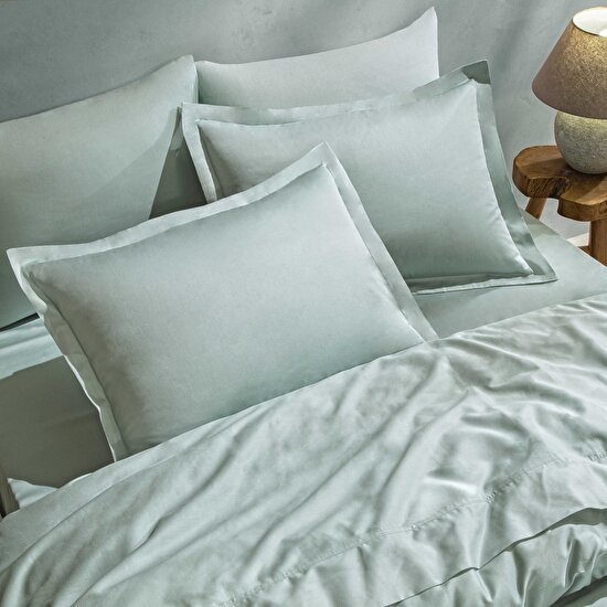 Linens Mix&Match Pamuk Saten King Size Çarşaf Yeşil