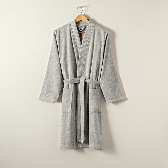 Linens Cozy Bambu S/M Bornoz Koyu Gri