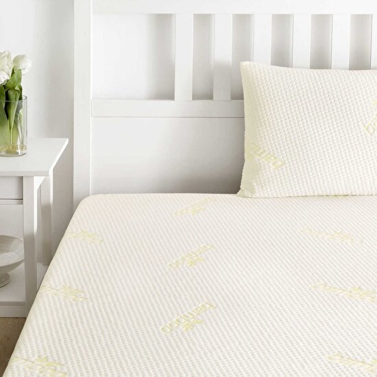 Linens Luxury Bambu Sıvı Geçirmez Extra King Size Yatak Alezi