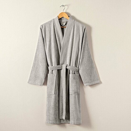 Linens Cozy Bambu S/M Bornoz Koyu Gri