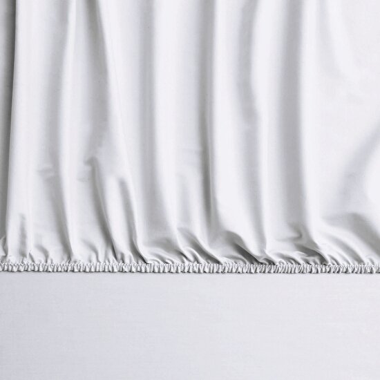 Linens Mix&Match Pamuk Saten Çift Kişilik Lastikli Çarşaf Ekru