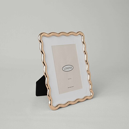 Linens Metal Lenita 10x15 cm Çerçeve Gold