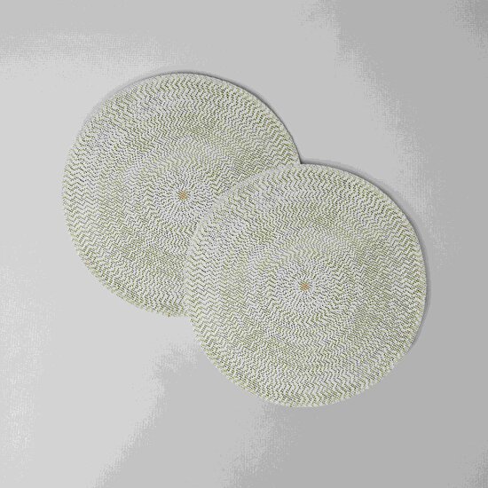 Linens Delon 2'li 38 cm Amerikan Servisi Beyaz Naturel
