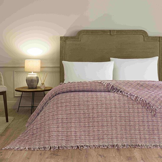 Linens Amorie Tek Kişilik Pembe Battaniye