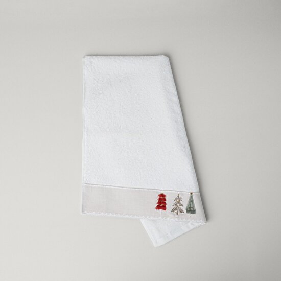 Linens Pine Pamuk 50x85 Cm Yüz Havlusu Ekru