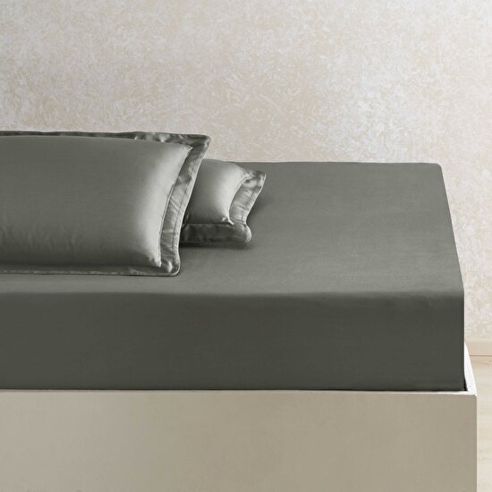 Linens X TENCEL™ Lyocell King Lastikli Çarşaf Yeşil