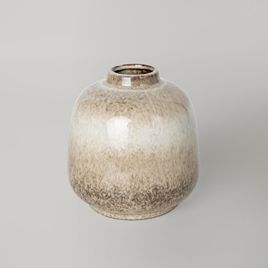 Linens Chally 15x15 cm Vazo Bej