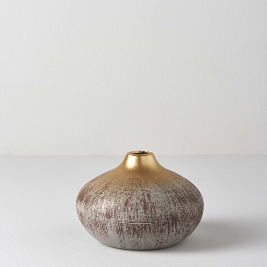 Linens Levina Seramik 17x17x12 cm Vazo