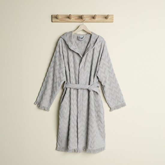 Linens Noire Pamuk L/Xl Bornoz Stone