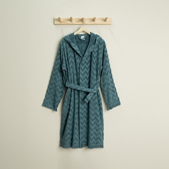 Linens Noire Pamuk S/M Bornoz Haki