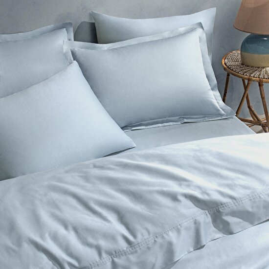 Linens Mix&Match Pamuk Tek Kişilik Saten Çarşaf Mavi