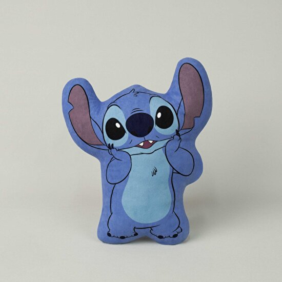 Lisanslı Disney Stitch Smile Polyester Şekilli Kırlent