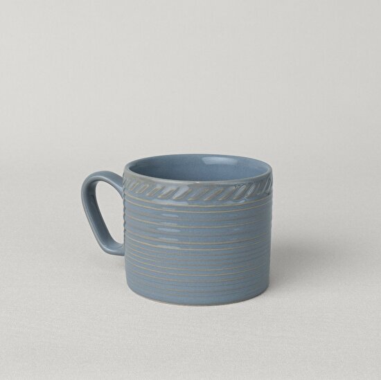 Linens Ringa Stoneware 250 ml Kupa Mavi